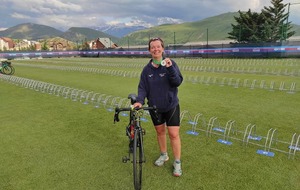 Sandrine notre championne de l'Alpe d'Huez