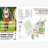 Championnat départemental de cross le dimanche 12 janvier 2020 à Montjean sur Loire
