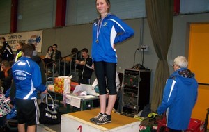 Laure Charrier &quot;Championne Départemental Cadette&quot; à la Hauteur