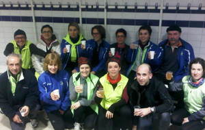 1er entrainement de l'année chez les loisirs...