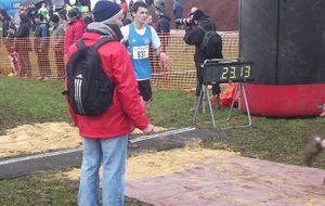 Interrégionaux de Cross à Roullet St Estèphe :  Mention très bien pour Florian et Anthony.
