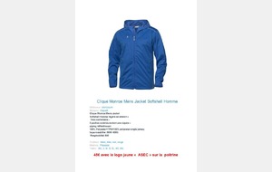 Coupe vent capuche softshell Marche Nordique