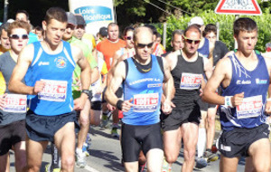 Victoire de Jean Charles Vincent  au 20 km de Teillé le  1er mai