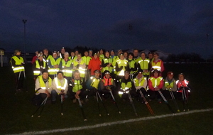 Sortie nocturne en marche nordique ou en  course le  1er février 