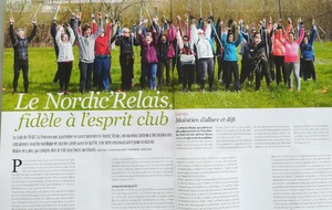  La Marche nordique de l' ASEC à L'honneur dans la&quot; revue ATHLETISME&quot;