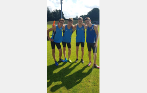 Les relayeurs finiront  5° en 29"46