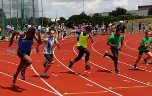 Silas 5° du 100m benjamins en 14"4