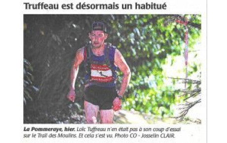 Article Courrier de L'Oues sur le Trail des Moulin
