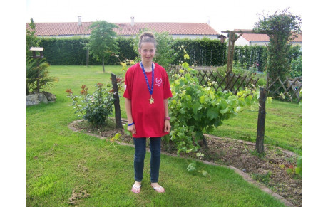 Anaïs Peltier Championne de France UGSEL de Javelot 