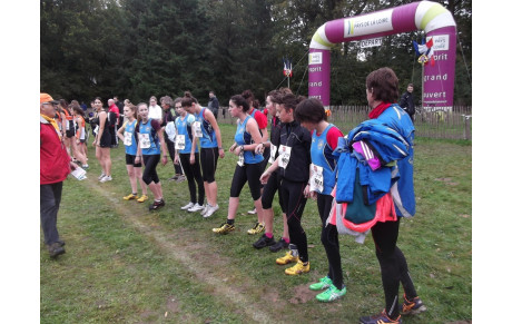 Record du club à Pignerolles : 8 cadettes au départ !