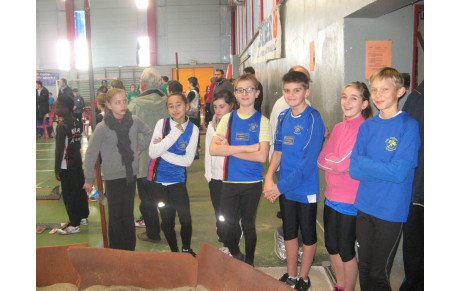 Championnat départemental en salle des Benjamins H+F à Saumur