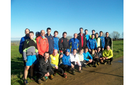 Séance de cross au Mesnil en Vallée