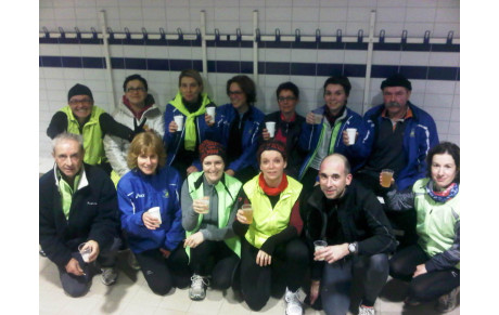 1er entrainement de l'année chez les loisirs...