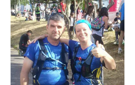 Raid Golfe du Morbihan / Dossard 6962 Sandrine Rideau FINISHER / dossard 6423 Antoine Guillon FINISHER