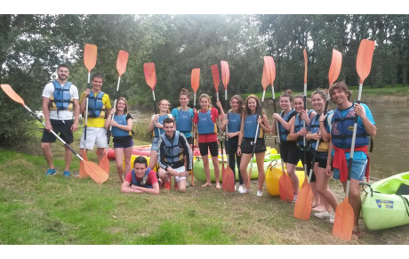 Sortie Kayak de fin d'année .... dans le Louet !