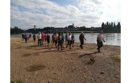 Une marche nordique en pleine forme.....  !