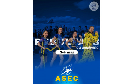🔵 Résultats du week-end 🟡 3-4 mai