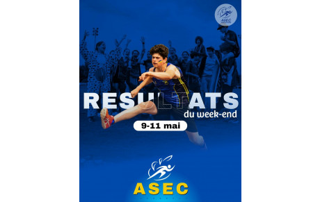 🔵 Résultats du week-end 🟡 9-11 mai